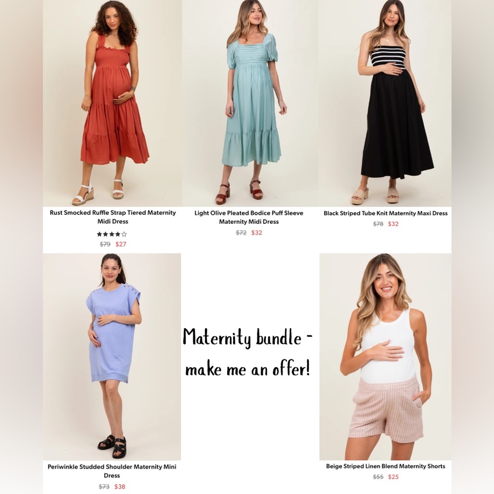 Pinkblush maternity bundle - NWT